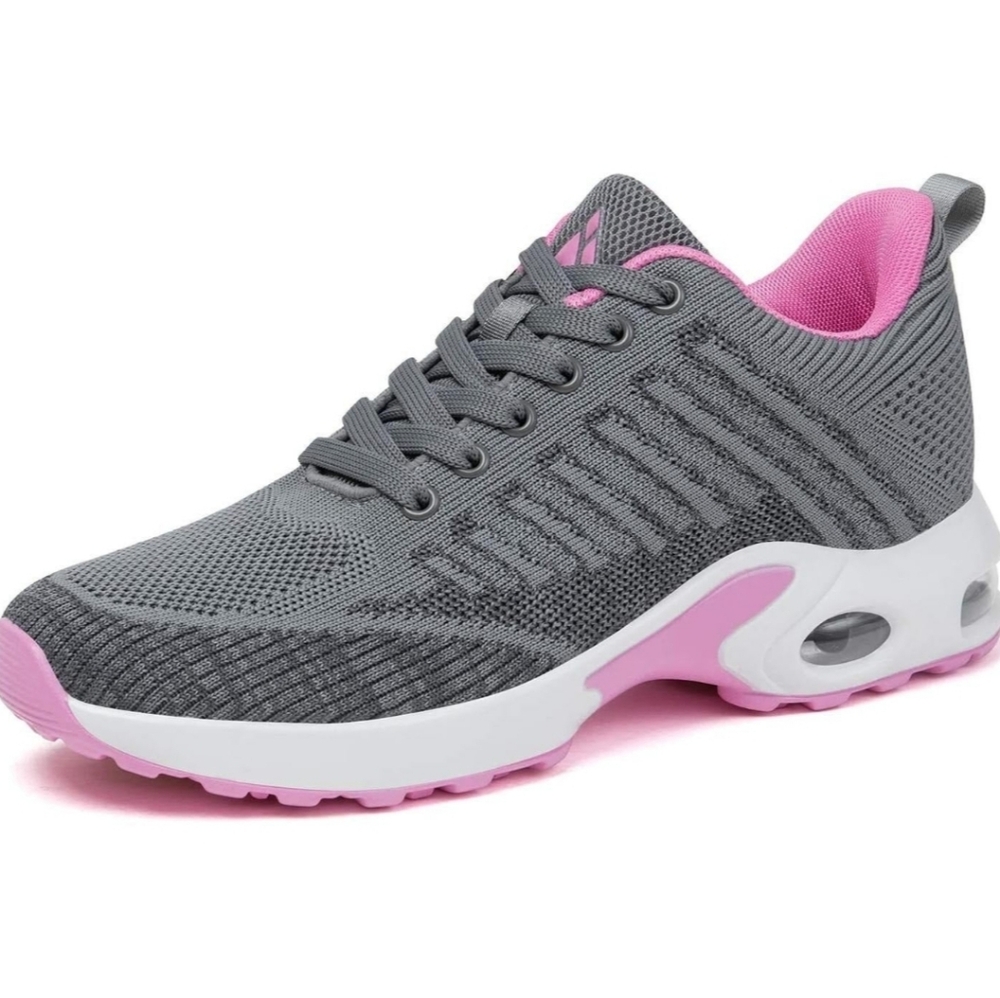 Mishansha Gray and Pink Women's Athletic Shoes Size 9
